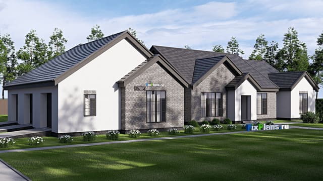 Одноэтажный дом F-19853